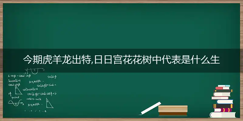 今期虎羊龙出特,日日宫花花树中
